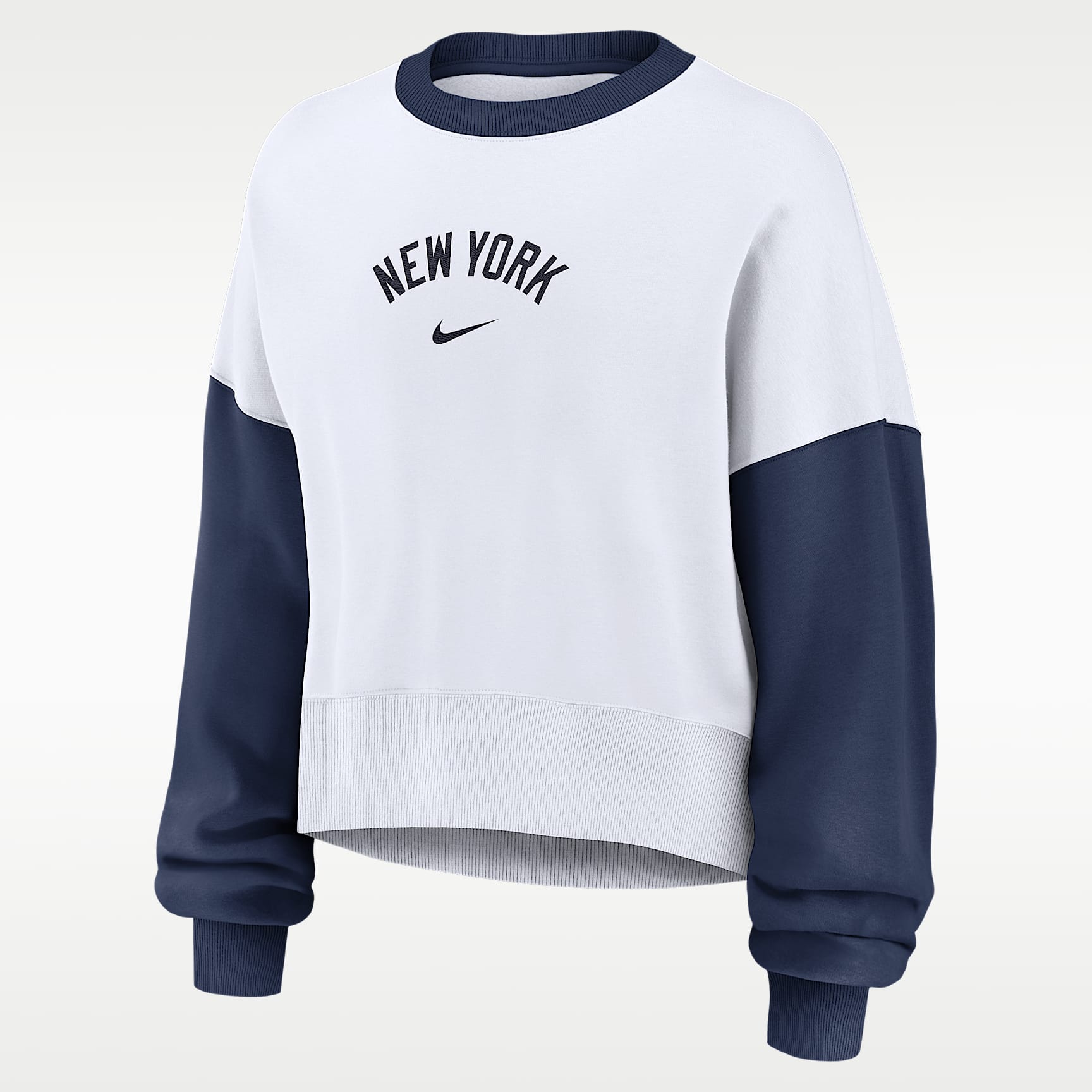 New York Yankees Primary Women's Nike MLB Pullover Crew. Nike.com